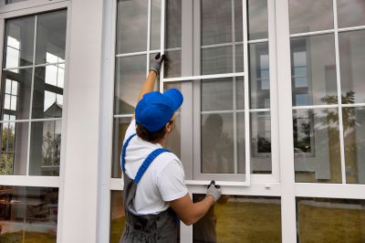 Professional Window Repair in Action